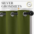 NICETOWN Christmas Bedroom Curtain Panels Blackout Draperies, Holiday Christmas - Image 3