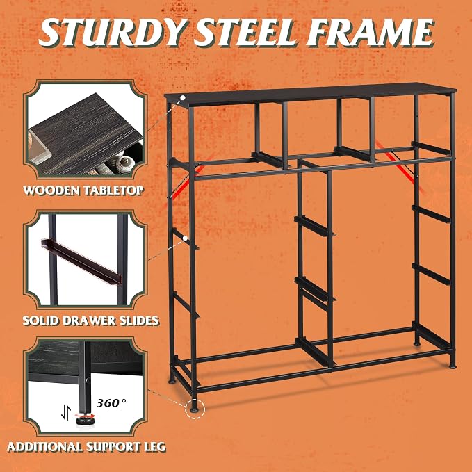 WLIVE 9-Drawer Dresser, Fabric Storage Tower - Image 8