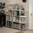 Furinno Turn-N-Tube Corner Shelf, 4-Tier Corner Bookshelf, Display Storage - Image 2