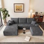 95" Cloud Sectional Couch U-Shaped Chaise - Image 6