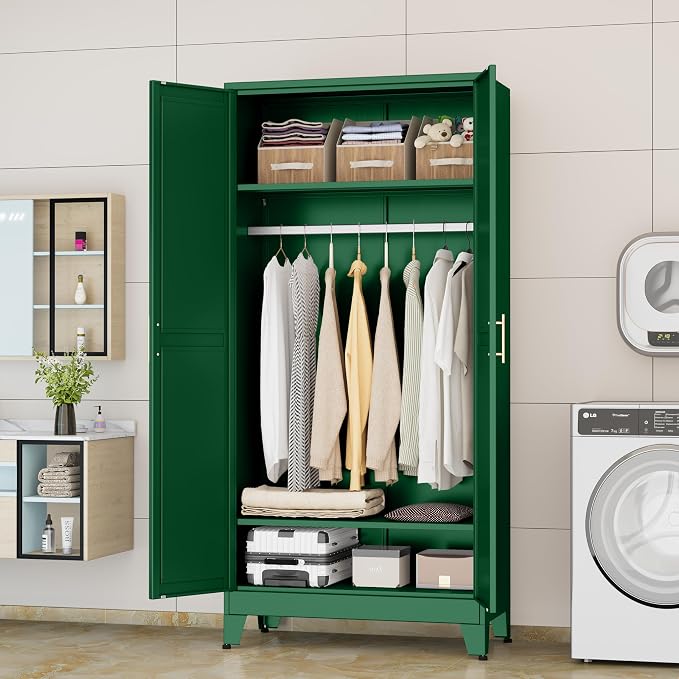 GAIOUS Metal Wardrobe Cabinet - Image 3