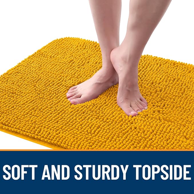 OLANLY Dog Door Mat for Muddy Paws 70x24, Super Absorbent Chenille Mud Mat | - Image 4