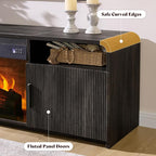 AMERLIFE 70" Fluted Fireplace TV Stand - Image 6