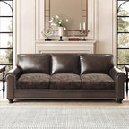 ANARACHON Leather Look Couch Cushion Covers Sofa Seat Slipcovers Sets Couches - Image 2