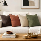 MIULEE Natural Beige Decorative Throw Pillow Covers - Image 5