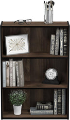 Furinno PASIR Book Shelf, 3-Tier Bookshelf, Storage Shelves Bookcase, 9.7 x - Image 5