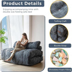 MAXYOYO Folding Sofa Bed, Convertible Sleeper Chair - Image 4