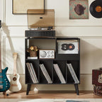 LELELINKY Large Record Player Stand, Turntable Stand - Image 5