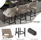 VKNOW Bar Stools Set of 6, Modern Counter Stools - Image 7