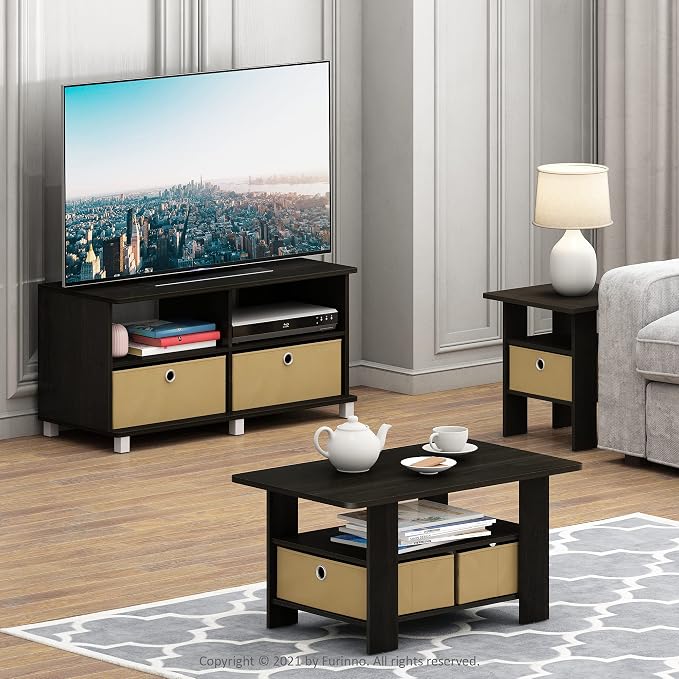 Furinno Andrey Coffee Table, Small Modern Center Table - Image 2