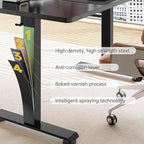 Veken 39.4" Small Electric Standing Desk, Adjustable Height Office Desk - Image 7