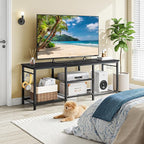 YGEOMER TV Stand for TVs Up to 55 Inch, Entertainment Center for Living Room - Image 4