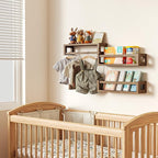 TidyCorner Upgraded Thick Floating Shelves, Solid Wood Bookshelf - Image 8