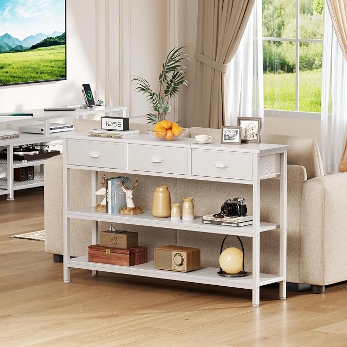 Furologee White Long 47" Console Sofa Table - Image 7