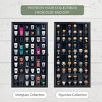 Shot Glass Display Cabinet Solid Wood - Image 3