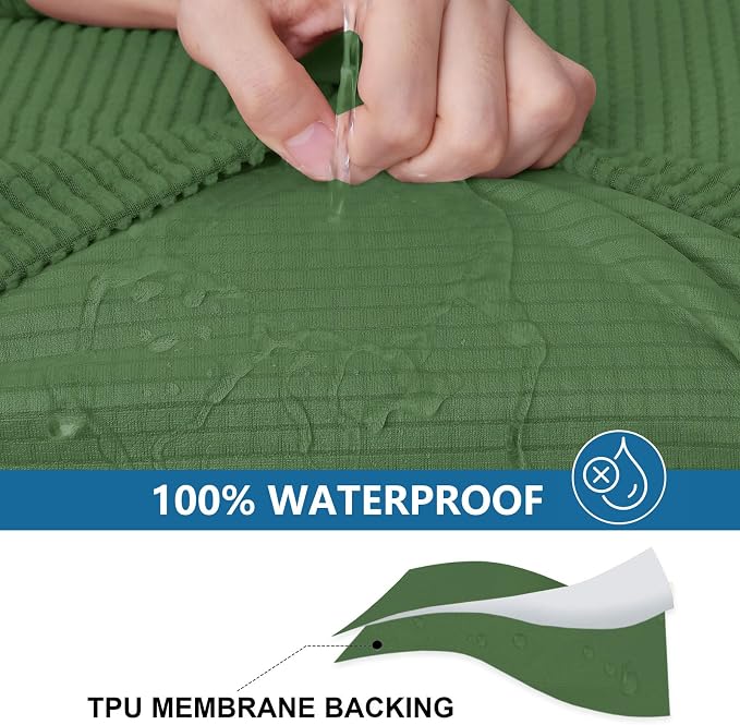 Waterproof Sectional Couch Covers, Non Slip Sofa Cushion Covers | L Shape - Image 3