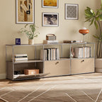 Modern Storage Cabinet Sideboard Versatile Free-Standing Organizer Cabinets - Image 5