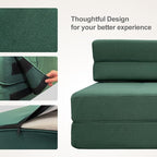 ANONER Memory Foam Fold Out Sofa Bed Couch - Image 8