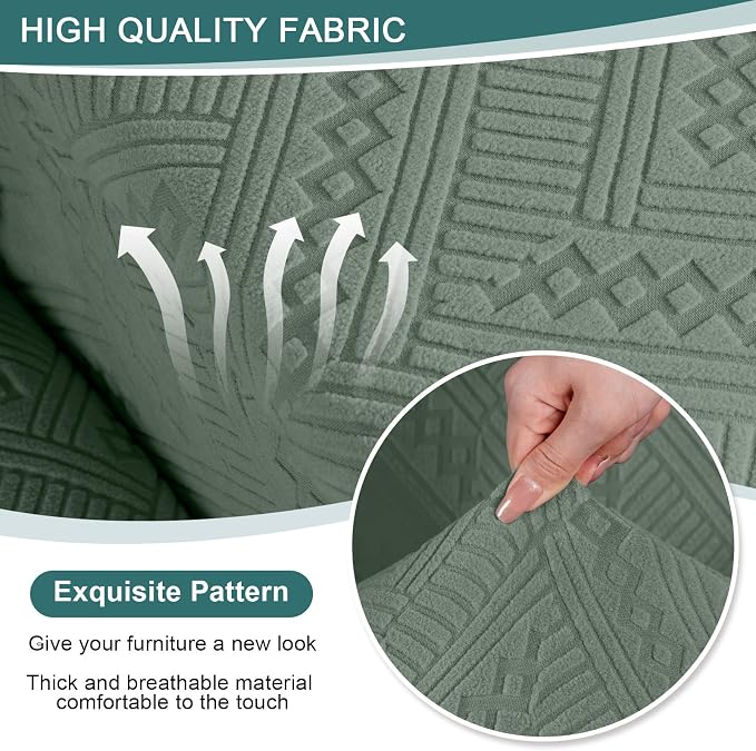 Ruaozz Loveseat Recliner Covers - Image 3