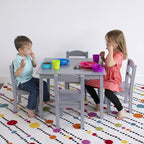 Humble Crew Kids Table and Chair Set, Toddler Activity Table - Image 2