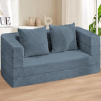 Futon Sofa Bed with Pillow, 3-in-1 Sleeper Sofa Bed with Removable Cover - Image 2