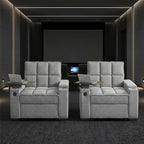 Auvsoce 3-in-1 Folding Convertible Sofa Bed Set of 2, Sleep Couch by Unknown