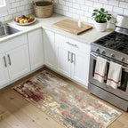 RELEANY Washable 2'x5' Abstract Area Rug - Image 3