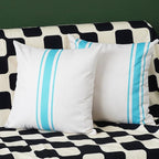 ONWAY Outdoor Pillow Covers Waterproof 16x16 Set of 2 Decorative Linen Throw - Image 4