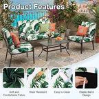 Waterproof Outdoor Cushion Covers, Stretch Patio Slipcovers | UV Resistant - Image 7