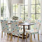 BIETYONE Stretch Dining Chair Covers Set of 6, Soft Removable Washable Kitchen - Image 2