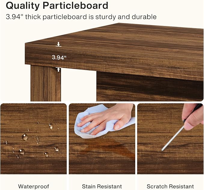 Tribesigns Bar Table, 55-Inch Counter Height Pub Table - Image 7
