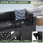 Aoxun 15 Piece Patio Furniture Set - Image 5
