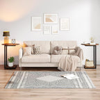 Hosfais Small Side Table Set of 2, C-Shaped Wood Sofa End Table - Image 2