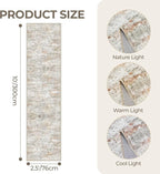2'6 x 10' Runner Rug Non Slip, Washable Kitchen Rugs, Living Room, Long Rug - Image 2