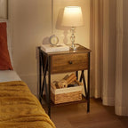 VECELO Nightstands Set of 2, Modern Bedside End Tables, Night Stands - Image 5