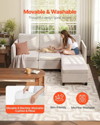 VEVOR Modular Sectional Sofa, 3-Seater Modular Sofa - Image 5