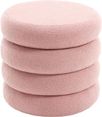 Flouki Round Ottoman, Ottomans by Flouki