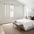 MIULEE Blackout Curtains for Bedroom 2 Panels 55 x 68 Inch Long Ivory | Thermal - Image 6