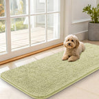 OLANLY Dog Door Mat for Muddy Paws 47x20, Super Absorbent Chenille Mud Mat | by OLANLY