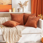 MIULEE Fall Burnt Orange Decorative Throw Pillow Covers - Image 7