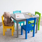 Humble Crew Kids Table and Chair Set, Toddler Activity Table - Image 3