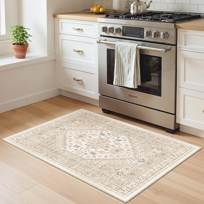 2x3 Rug Non Slip, Small Washable Entryway Rug, Runner - Image 8