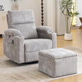 Oversized Power Recliner Chair Swivel Glider by Rhevoy