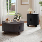 Round Lift Top Coffee Table - Image 9