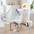 BIETYONE Stretch Dining Chair Covers Set of 4, Soft Removable Washable Kitchen - Image 6