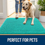 OLANLY Dog Door Mat for Muddy Paws 59x24, Super Absorbent Chenille Mud Mat | - Image 6