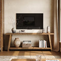 LITTLE TREE Solid Wood TV Stand, Farmhouse Media Console by LITTLETREE
