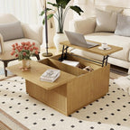 4-Piece Fluted Living Room Set Includes 31.5" Fluted Lift Top Coffee Table - Image 8
