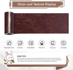KING MOUNTAIN Leather Repair Patch, 4 x 63 Inches self Adhesive Leather Repair - Image 2