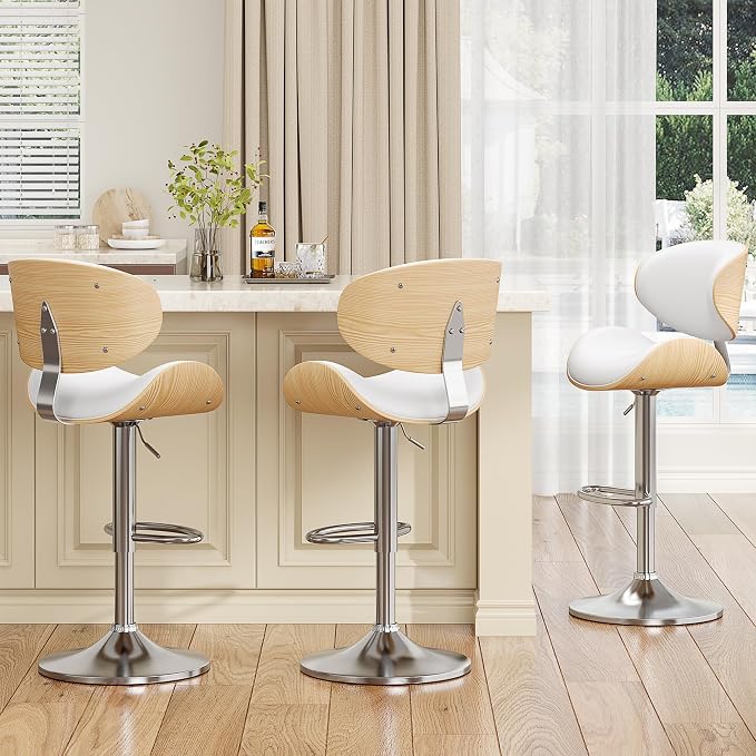 YaFiti Bar Stools, Kitchen Counter Bar Stool Island Barstool - Image 3